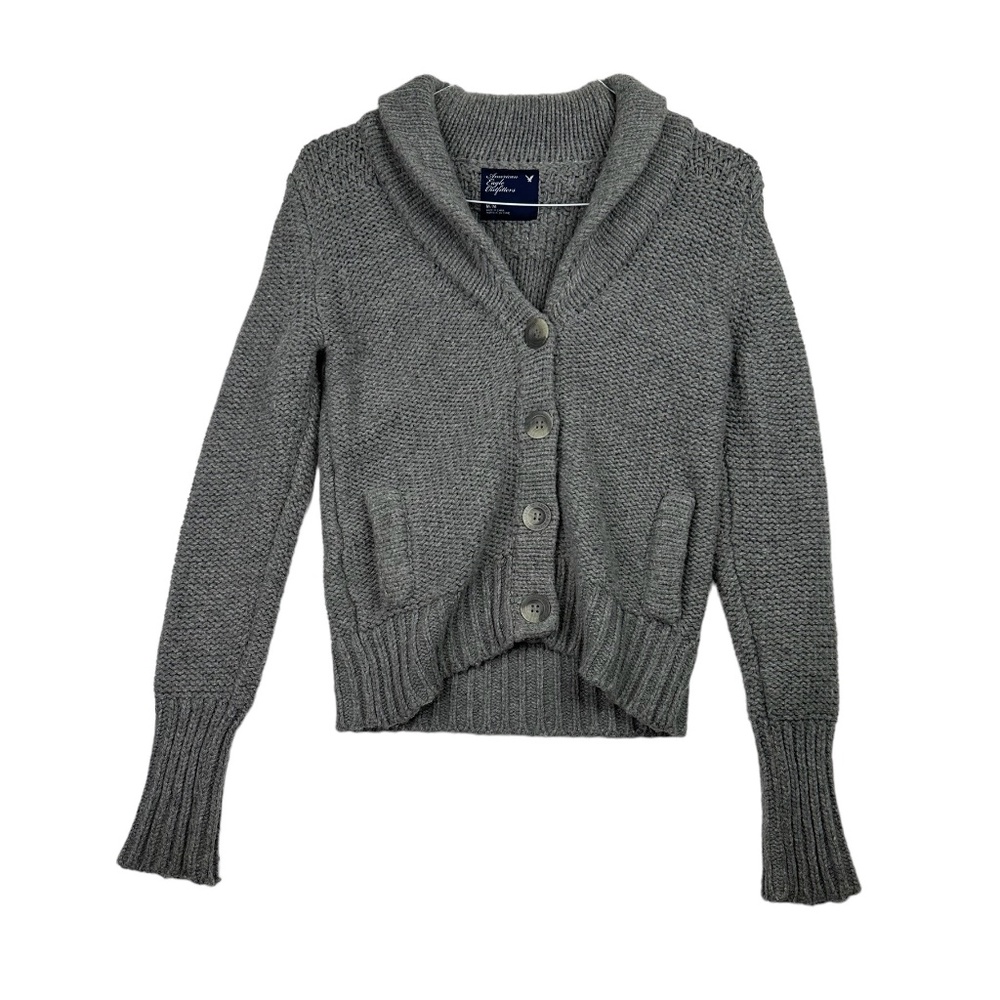 American Eagle Outfitters Women‎ Gray Cardigan Medium